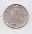 SUIZA DEL AÑO 1962 DE 1 FRANCO