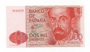 REINADO JUAN CARLOS I AÑO 1980 (22/07) DE 2000 PESETAS