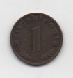 ALEMANIA REICH DEL AÑO 1938 LETRA F DE 1 REICHSPFENNIG