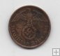 ALEMANIA REICH DEL AÑO 1940 LETRA A DE 2 REICHSPFENNIG 