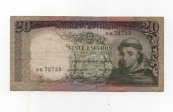 PORTUGAL DEL AÑO 1964 DE 20 ESCUDOS