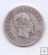 ITALIA DEL AÑO 1867 DE 1 LIRA