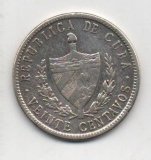 CUBA DEL AÑO 1949 DE 20 CENTAVOS 