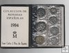 ESPAÑA CARTERA OFICIAL DE PESETAS J. CARLOS I DEL AÑO 1984 