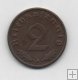 ALEMANIA REICH DEL AÑO 1939 LETRA A DE 2 REICHSPFENNIG 
