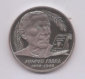 ESPAÑA DEL AÑO 1997 CATALUÑA POMPEU FABRA DE 5 ECUS 