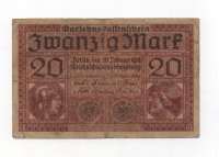 ALEMANIA DEL AÑO 1918 DE 20 MARCOS