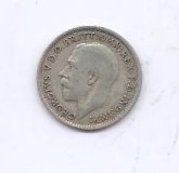 GRAN BRETAÑA DEL AÑO 1920 DE 3 PENIQUES