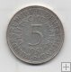 ALEMANIA DEL AÑO 1951 FEDERAL LETRA D DE 5 MARCOS