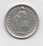SUIZA DEL AÑO 1962 DE 1/2 FRANCO