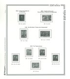 SUPLEMENTO ESPAÑA INDIVIDUAL 1936/1949 (montado en transparente y negro)