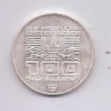 AUSTRIA DEL AÑO 1975 OLIMPIADAS DE 100 SCHILLING