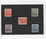 ESTADO ESPAÑOL (FRANCO) DEL AÑO 1945 Nº 993/997 ** PRO TUBERCULOSOS