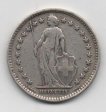 SUIZA DEL AÑO 1920 DE 2 FRANCOS