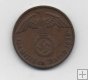 ALEMANIA REICH DEL AÑO 1938 LETRA J DE 2 REICHSPFENNIG 