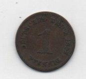 ALEMANIA IMPERIO DEL AÑO 1895 LETRA A DE 1 PFENNIG