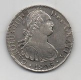 ESPAÑA CARLOS IV DEL AÑO 1806 DE 8 REALES