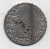 ESPAÑA CARLOS III DEL AÑO 1773 DE 2 REALES