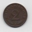 ALEMANIA REICH DEL AÑO 1939 LETRA A DE 2 REICHSPFENNIG 