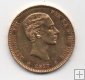 ALFONSO XII DEL AÑO 1877 *77 DE 25 PESETAS