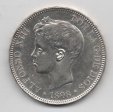 ALFONSO XIII DEL AÑO 1898 *98 DE 5 PESETAS