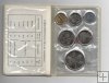 ESPAÑA CARTERA OFICIAL DE PESETAS J. CARLOS I DEL AÑO 1980 MUNDIAL