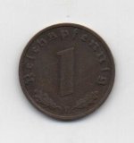ALEMANIA REICH DEL AÑO 1938 LETRA F DE 1 REICHSPFENNIG