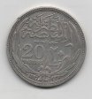 EGIPTO DEL AÑO 1917 DE 20 PIASTRAS