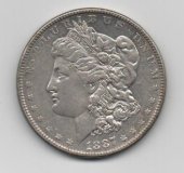 ESTADOS UNIDOS DEL AÑO 1887 DE 1 DOLAR