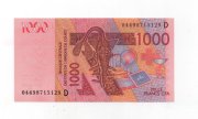 MALI DEL AÑO 2003 DE 1000 FRANCOS