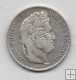 FRANCIA DEL AÑO 1843 DE 5 FRANCOS L. PHILIPPE I LETRA W