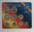 ESPAÑA CARTERA OFICIAL DE PESETAS J. CARLOS I DEL AÑO 2000