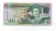 ANTIGUA BARBUDA DEL AÑO 1994 DE 5 DOLARES