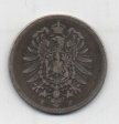 ALEMANIA IMPERIO DEL AÑO 1876 LETRA F DE 1 MARCO