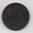 ESPAÑA ISABEL II DEL AÑO 1863 DE 25 CENTIMOS DE REAL