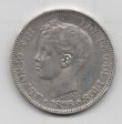 ALFONSO XIII DEL AÑO 1898 *98 DE 5 PESETAS