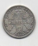ALEMANIA REICH DEL AÑO 1875 LETRA A DE 1 MARCOS 