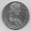 ESPAÑA FERNANDO VII DEL AÑO 1821 DE 8 REALES