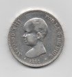 ALFONSO XIII DEL AÑO 1891 *91 DE 5 PESETAS