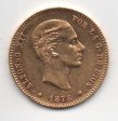 ALFONSO XII DEL AÑO 1878 DE 25 PESETAS