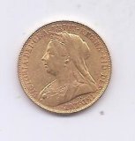 GRAN BRETAÑA DEL AÑO 1899 DE 1 LIBRA