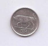 IRLANDA DEL AÑO 1993 DE 5 PENCE