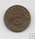 ALEMANIA REICH DEL AÑO 1939 LETRA A DE 5 REICHSPFENNIG 