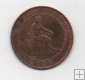 G. PROVISIONAL DEL AÑO 1870 DE 2 CENTIMOS 