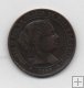 ESPAÑA ISABEL II DEL AÑO 1868 DE 2 1/2 CENTIMOS DE ESCUDO