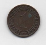 ALEMANIA DEL AÑO 1931 IMPERIO REPUBLICA WEIMAR LETRA E DE 1 REICHSPFENNIG 