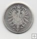 ALEMANIA REICH DEL AÑO 1876 LETRA A DE 1 MARCOS 