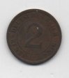 ALEMANIA DEL AÑO 1924 IMPERIO REPUBLICA WEIMAR LETRA A DE 2 RENTENPFENNIG 