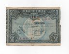 ESPAÑA BILLETE LOCAL REPUBLICANO DEL AÑO 1937 DE 50 PESETAS. BILBAO