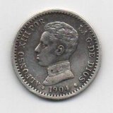 ALFONSO XIII DEL AÑO 1904 *0 DE 50 CENTIMOS